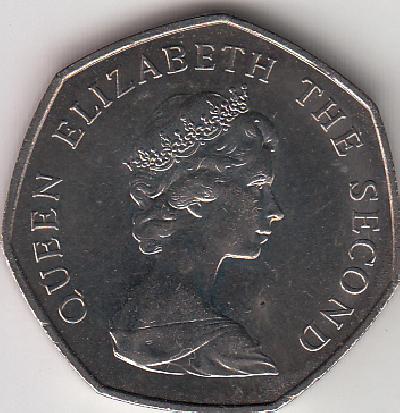 Beschrijving: 50 Pence FOX